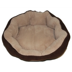 YES4PETS Washable Brown Fleece Dog Cat Bed-Medium - Pet Care > Dog Supplies > Dog Beds