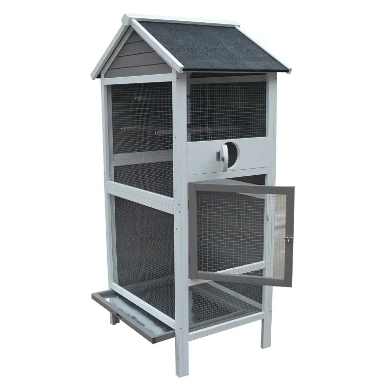 YES4PETS Wooden XL Pet Cages Aviary Carrier Travel Canary Parrot Bird Cage - Pet Care > Bird > Bird Cages & Stands