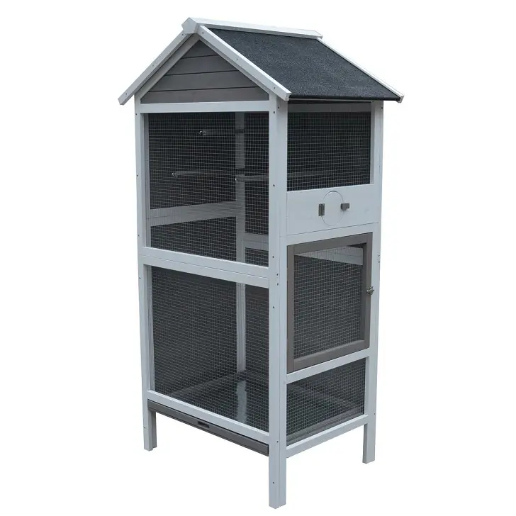 YES4PETS Wooden XL Pet Cages Aviary Carrier Travel Canary Parrot Bird Cage - Pet Care > Bird > Bird Cages & Stands