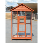 YES4PETS Wooden XXL Pet Cages Aviary Carrier Travel Canary Parrot Bird Cage - Pet Care > Bird > Bird Cages & Stands
