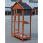 YES4PETS Wooden XXL Pet Cages Aviary Carrier Travel Canary Parrot Bird Cage - Pet Care > Bird > Bird Cages & Stands