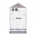 YES4PETS Wooden XXL Pet Cages Aviary Carrier Travel Canary Parrot Bird Cage Grey - Pet Care > Bird > Bird Cages & Stands
