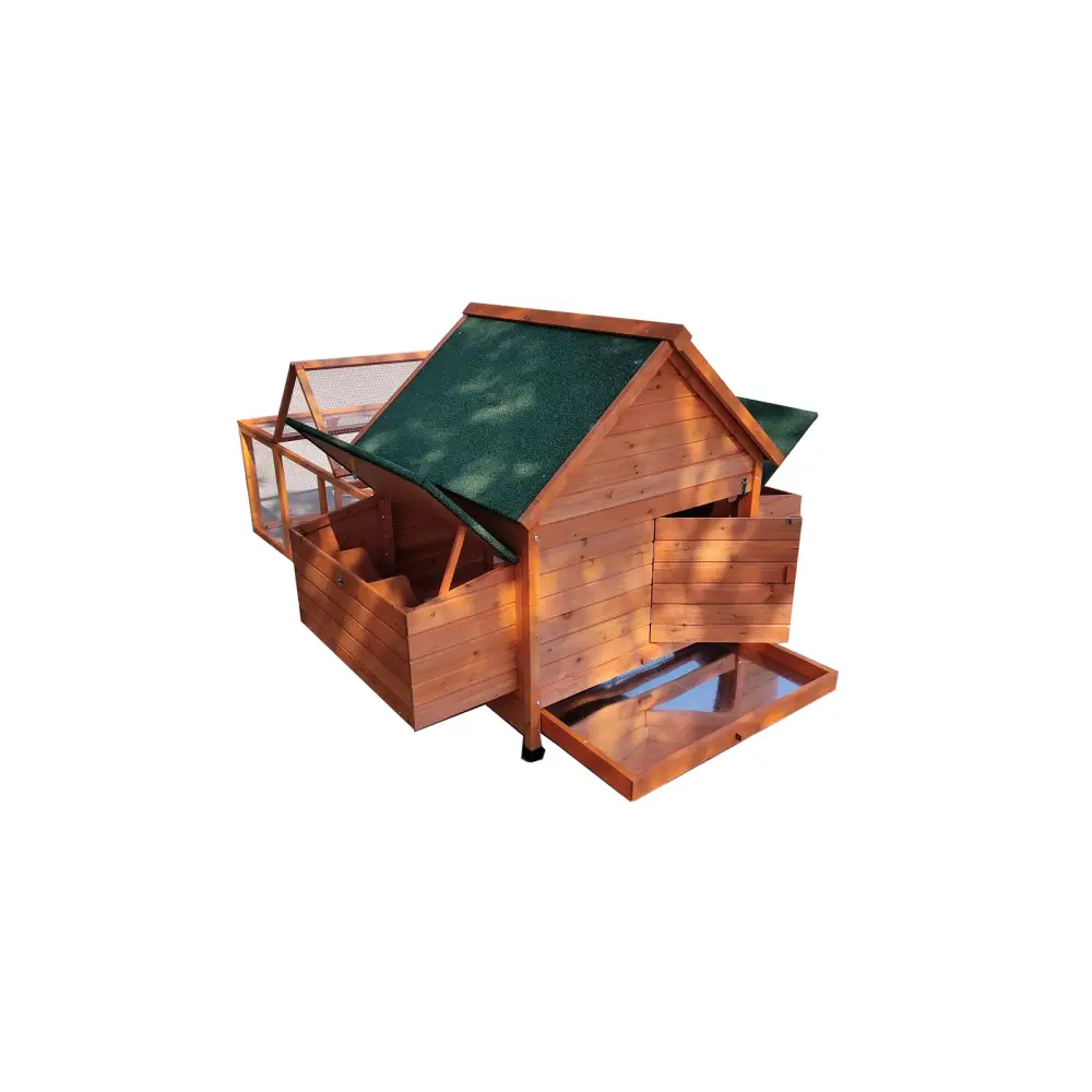 YES4PETS XL Chicken Coop Rabbit Hutch Ferret Cage Hen Chook Cat Kitten House With Run - Pet Care > Coops & Hutches >