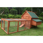YES4PETS XL Chicken Coop Rabbit Hutch Ferret Cage Hen Chook Cat Kitten House With Run - Pet Care > Coops & Hutches >