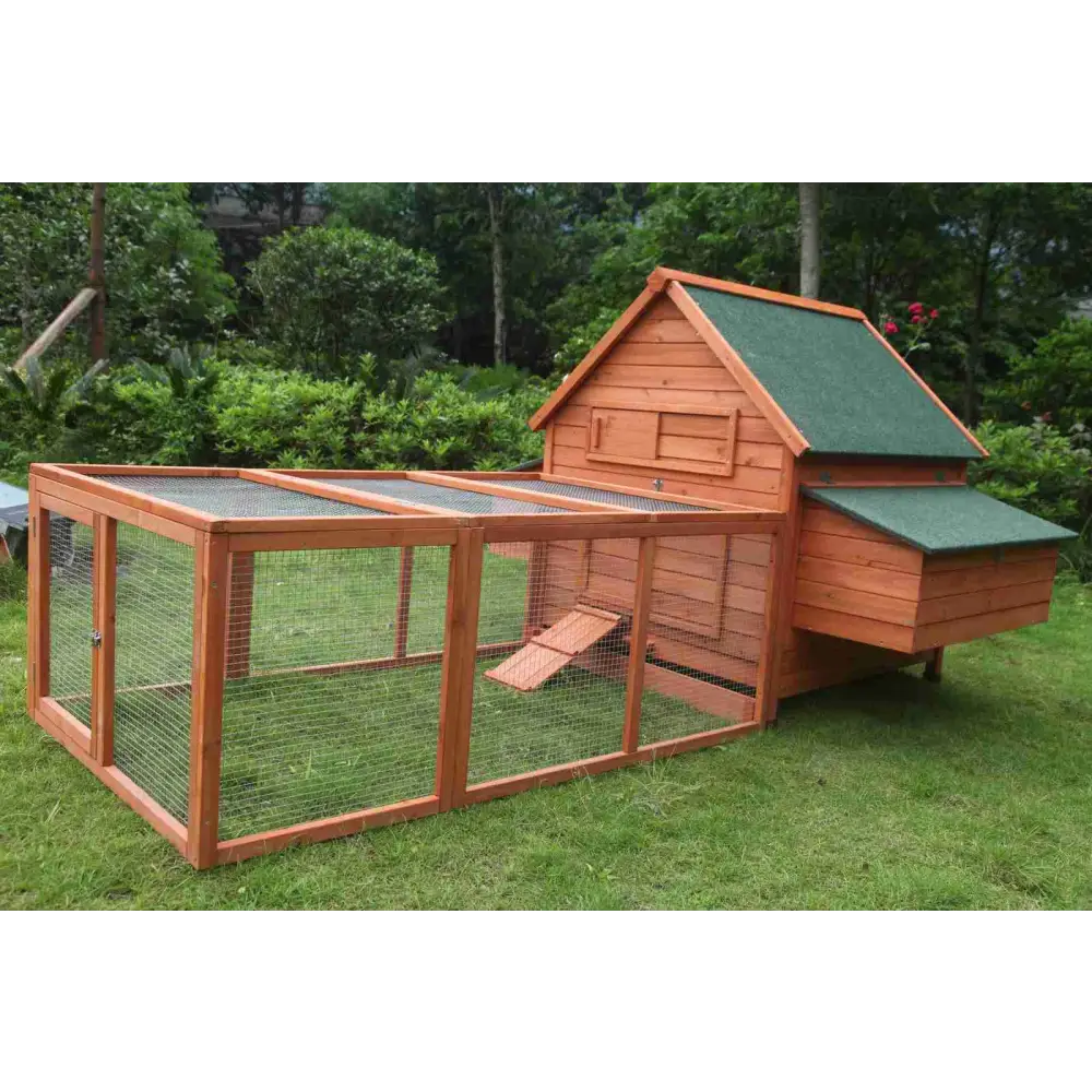YES4PETS XL Chicken Coop Rabbit Hutch Ferret Cage Hen Chook Cat Kitten House With Run - Pet Care > Coops & Hutches >