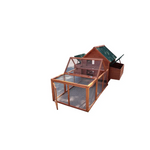 YES4PETS XL Chicken Coop Rabbit Hutch Ferret Cage Hen Chook Cat Kitten House With Run - Pet Care > Coops & Hutches >