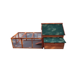 YES4PETS XL Chicken Coop Rabbit Hutch Ferret Cage Hen Chook Cat Kitten House With Run - Pet Care > Coops & Hutches >