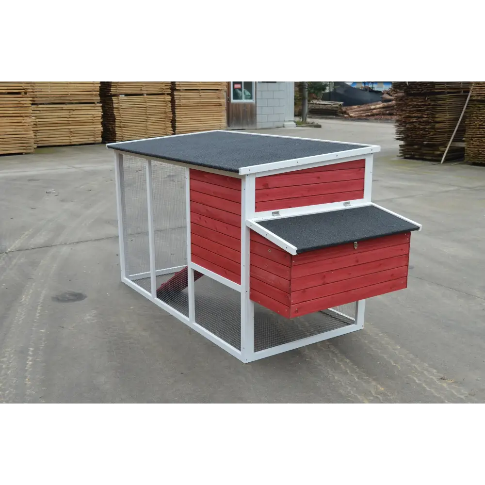 YES4PETS XL Ferret Guinea Pig Cat Cage Rabbit Hutch Chicken Coop 200x94x105 cm - Pet Care > Coops & Hutches > Small