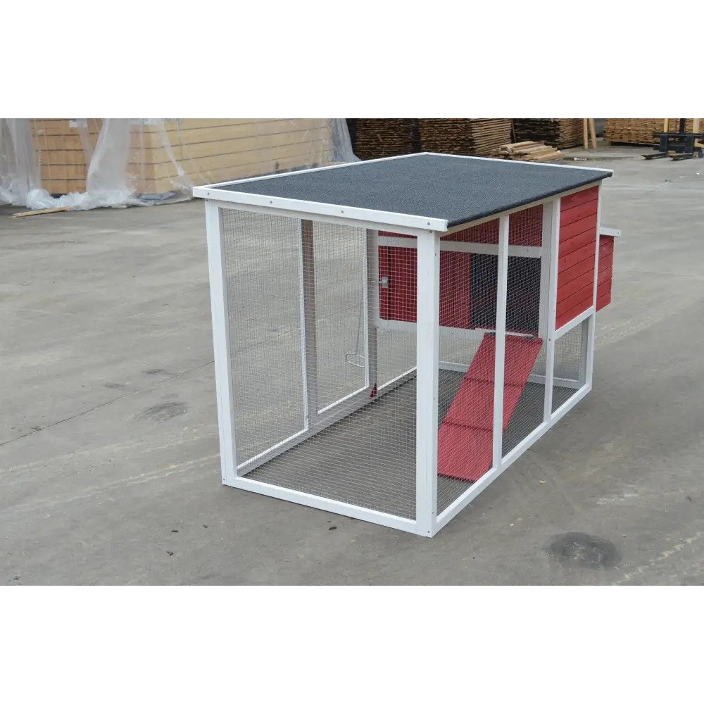 YES4PETS XL Ferret Guinea Pig Cat Cage Rabbit Hutch Chicken Coop 200x94x105 cm - Pet Care > Coops & Hutches > Small
