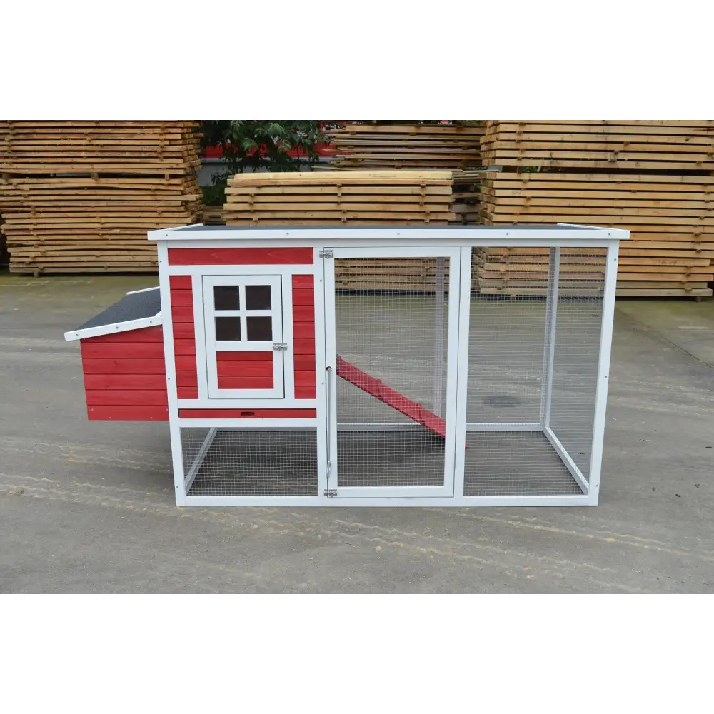 YES4PETS XL Ferret Guinea Pig Cat Cage Rabbit Hutch Chicken Coop 200x94x105 cm - Pet Care > Coops & Hutches > Small