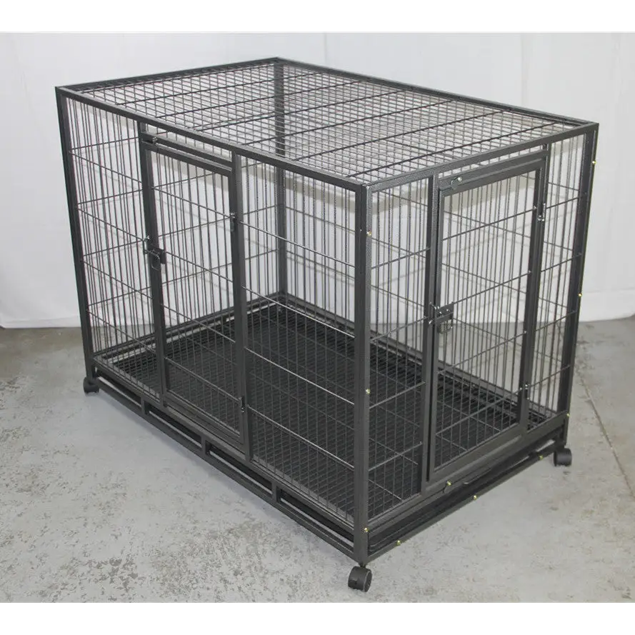 YES4PETS XL Pet Dog Cat Cage Metal Crate Kennel Portable Puppy Cat Rabbit House - Pet Care > Coops & Hutches > Small
