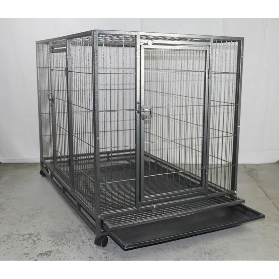 YES4PETS XL Pet Dog Cat Cage Metal Crate Kennel Portable Puppy Cat Rabbit House - Pet Care > Coops & Hutches > Small