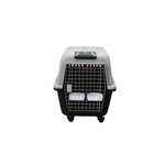YES4PETS XL Plastic Kennels Pet Carrier Dog Cat Cage Crate With Handle and Removable Wheel Black - Pet Care > Dog