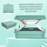 YES4PETS XL Portable Cat Toilet Litter Box Tray Foldable House with Handle and Scoop Green - Pet Care > Cat Supplies >