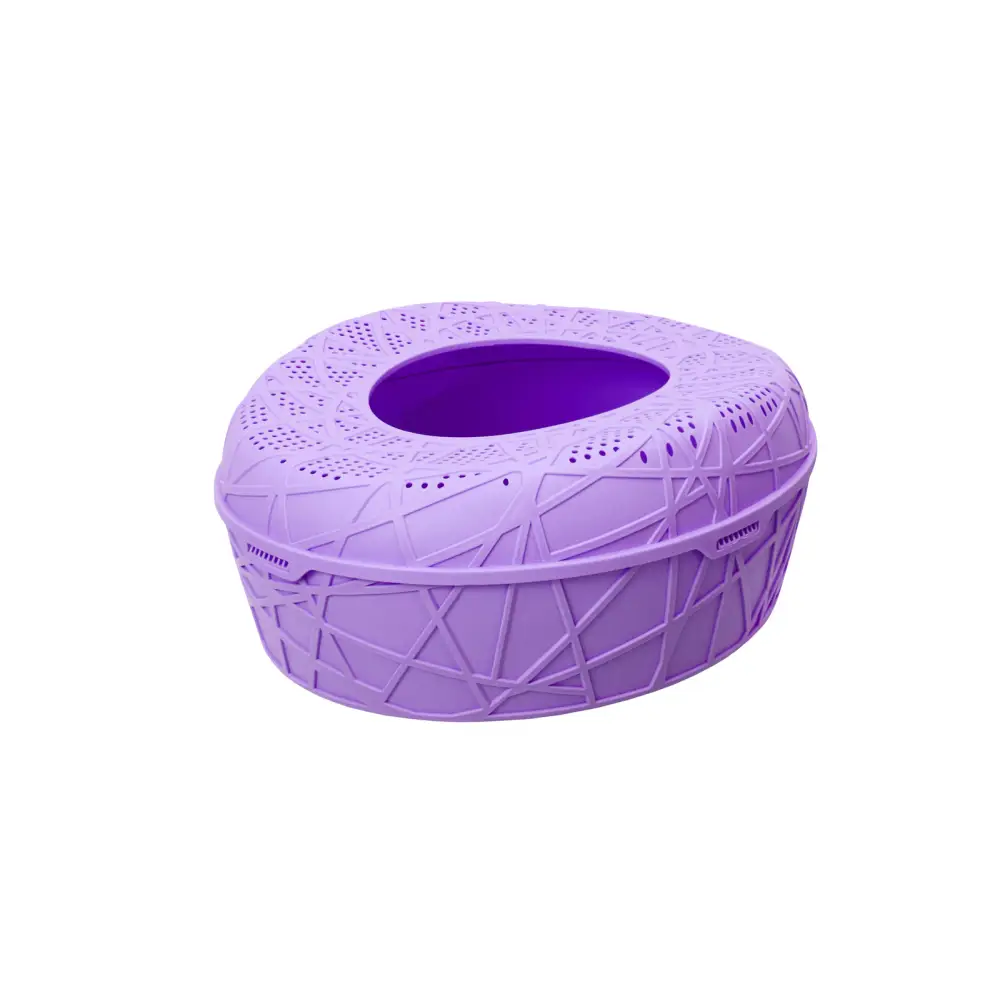 YES4PETS XL Portable Cat Toilet Litter Box Tray House with Scoop Purple - Pet Care > Cat Supplies > Cat Litter