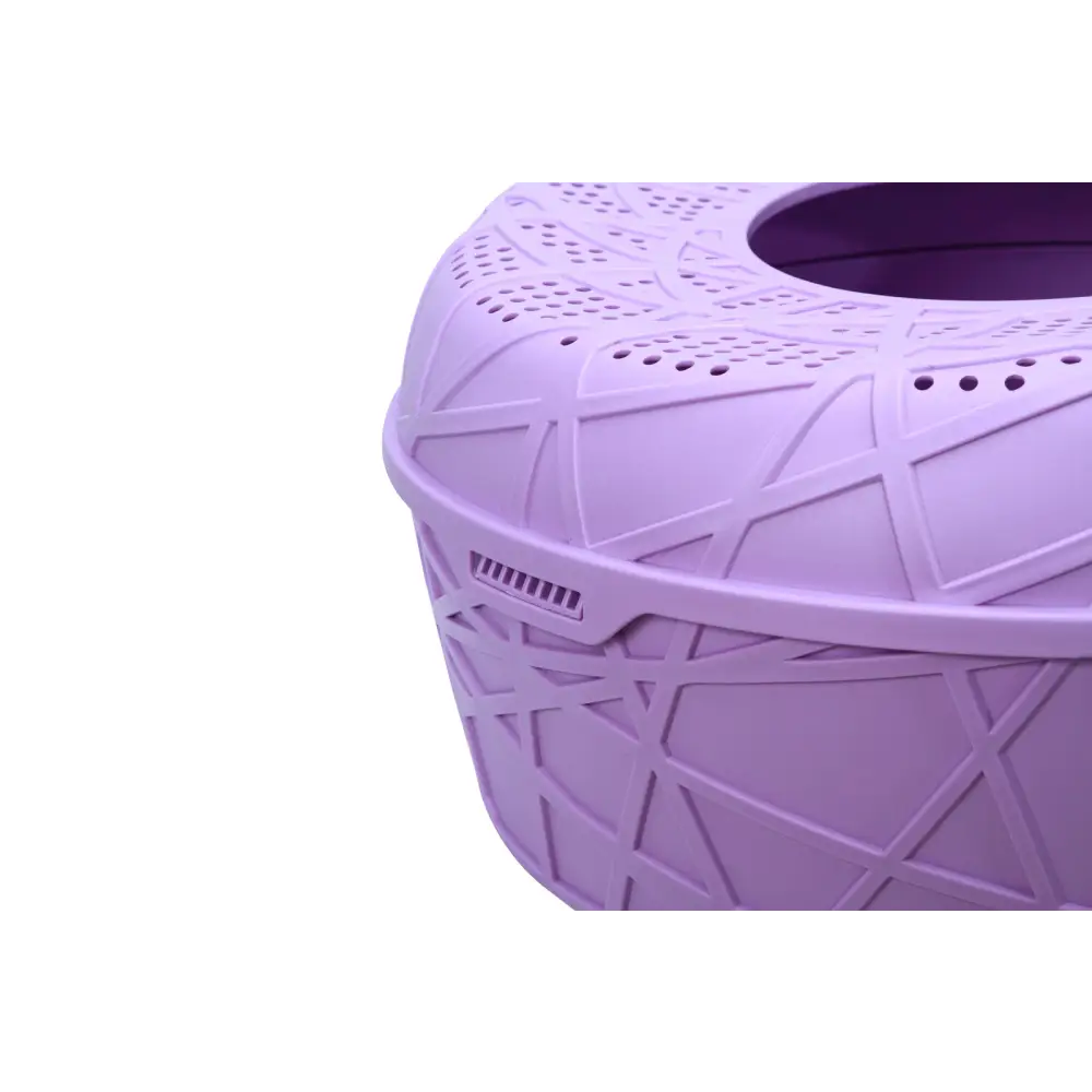 YES4PETS XL Portable Cat Toilet Litter Box Tray House with Scoop Purple - Pet Care > Cat Supplies > Cat Litter