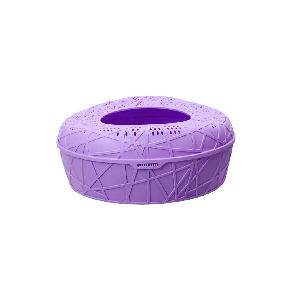 YES4PETS XL Portable Cat Toilet Litter Box Tray House with Scoop Purple - Pet Care > Cat Supplies > Cat Litter
