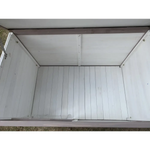 YES4PETS XL Timber Pet Dog Kennel House Puppy Wooden Timber Cabin With Stripe White - Pet Care > Dog Supplies > Dog