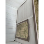YES4PETS XL Timber Pet Dog Kennel House Puppy Wooden Timber Cabin With Stripe White - Pet Care > Dog Supplies > Dog