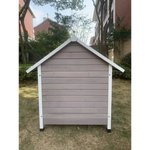 YES4PETS XL Timber Pet Dog Kennel House Puppy Wooden Timber Cabin With Door Grey - Pet Care > Dog Supplies > Dog Kennels