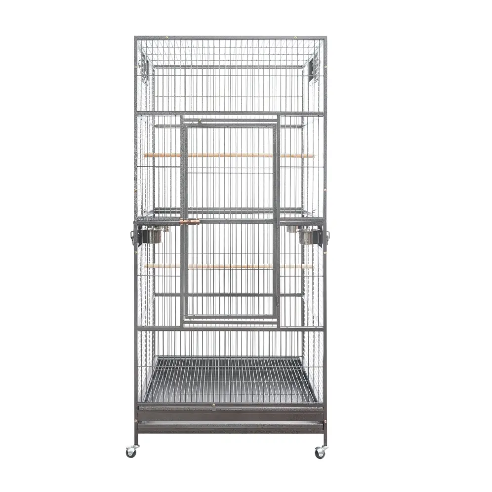 YES4PETS XXL 203cm Macaw Parrot Aviary Bird Cat Pet Cage On Wheels - Pet Care > Bird > Bird Cages & Stands