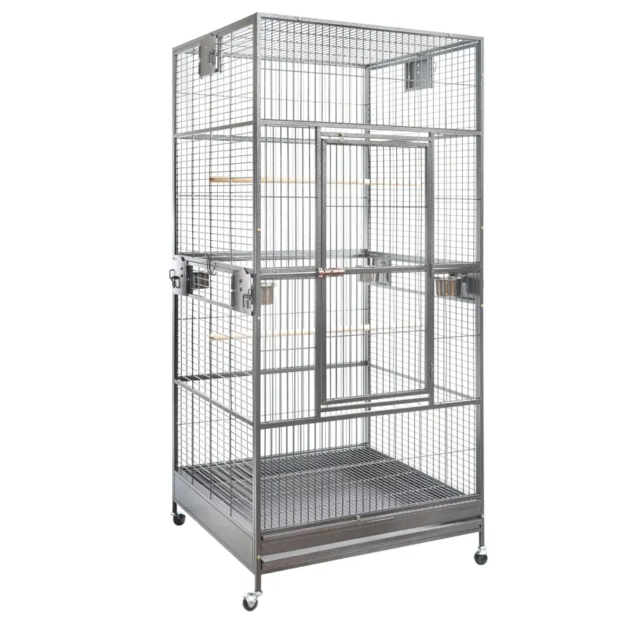 YES4PETS XXL 203cm Macaw Parrot Aviary Bird Cat Pet Cage On Wheels - Pet Care > Bird > Bird Cages & Stands