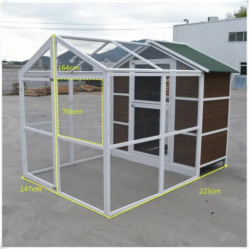 YES4PETS XXL Aviary Pigeon Bird Cage Wooden Outdoor House Pigeon Breeding Cage - Pet Care > Bird > Bird Cages & Stands