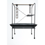 YES4PETS XXL Bird Cage Parrot Gym Toy Stand With Swing Ladders On Wheels - Pet Care > Bird > Bird Cages & Stands