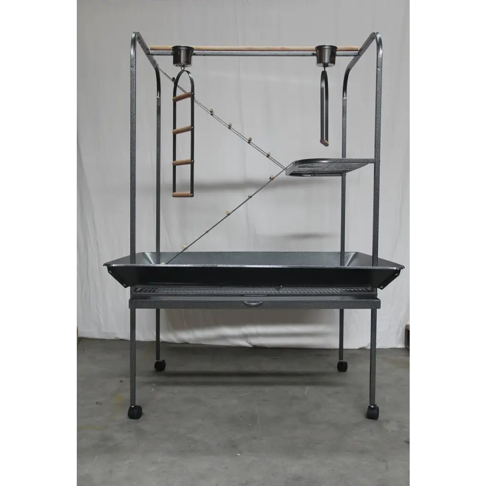YES4PETS XXL Bird Cage Parrot Gym Toy Stand With Swing Ladders On Wheels - Pet Care > Bird > Bird Cages & Stands