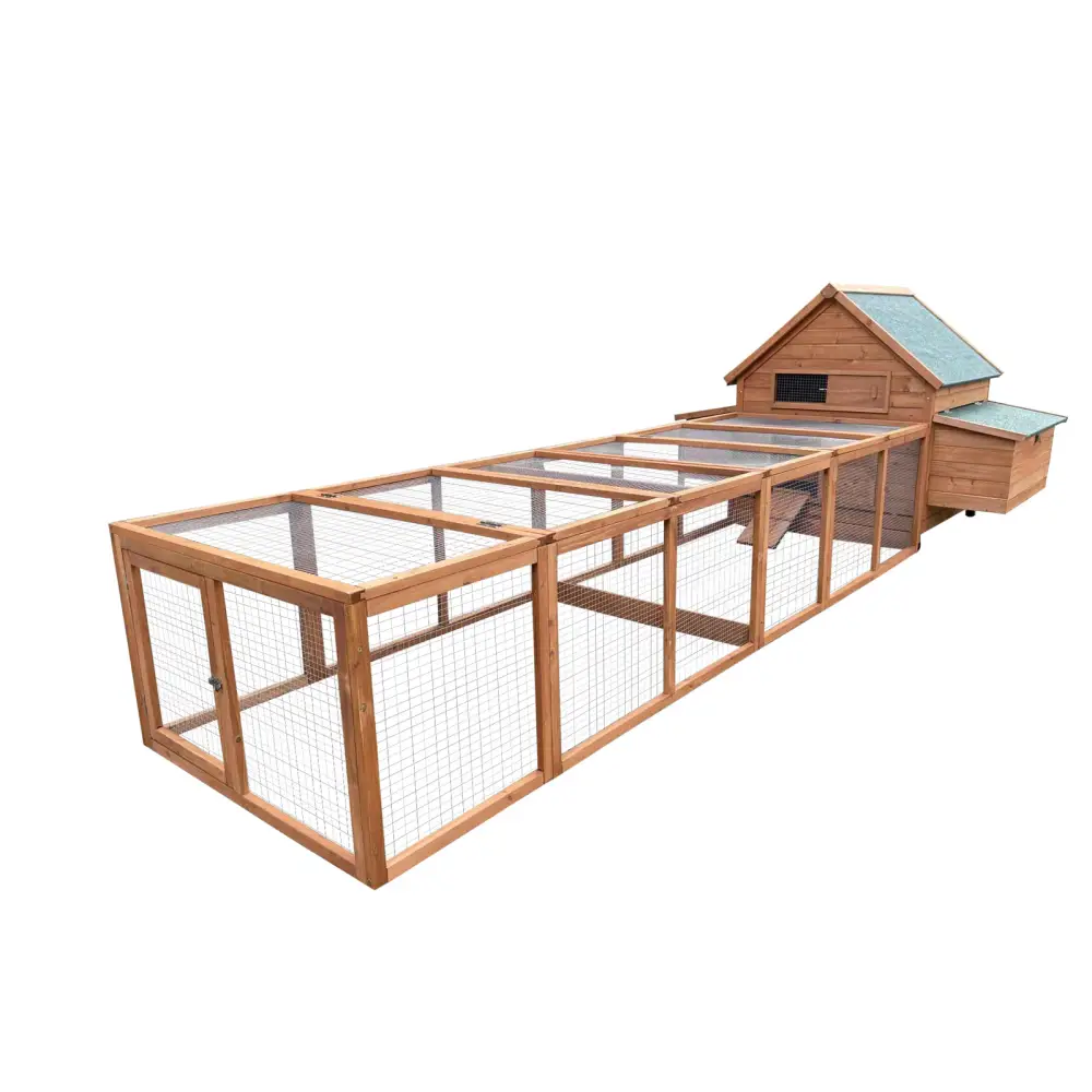 YES4PETS XXL Chicken Coop Rabbit Hutch Ferret Cage Hen Chook Cat Kitten House With Run - Pet Care > Coops & Hutches >