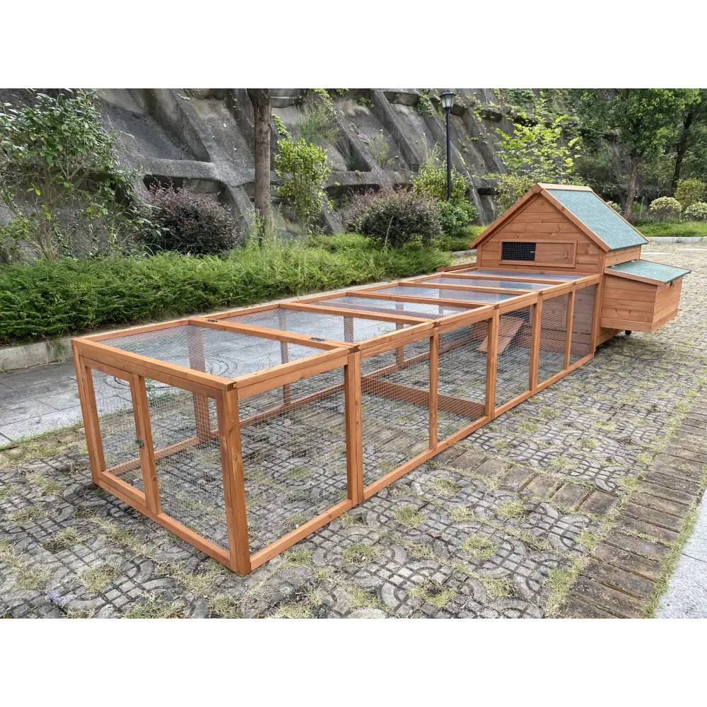 YES4PETS XXL Chicken Coop Rabbit Hutch Ferret Cage Hen Chook Cat Kitten House With Run - Pet Care > Coops & Hutches >
