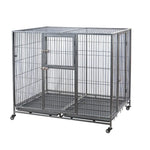 YES4PETS XXL Pet Dog Cat Cage Metal Crate Kennel Portable Puppy Cat Rabbit House - Pet Care > Coops & Hutches > Small