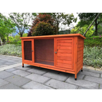 YES4PETS XXL Rabbit Hutch Guinea Pig Cage Ferret cage Chicken Coop W Pull Out Tray 150x60x75 cm - Pet Care > Coops &