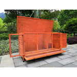 YES4PETS XXL Rabbit Hutch Guinea Pig Cage Ferret cage Chicken Coop W Pull Out Tray 150x60x75 cm - Pet Care > Coops &