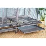 YES4PETS XXXL 185 cm Bird Cage Pet Parrot Aviary Perch Castor Wheel Removable Divider - Pet Care > Bird > Bird Cages &