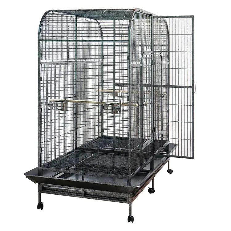 YES4PETS XXXL 185 cm Bird Cage Pet Parrot Aviary Perch Castor Wheel Removable Divider - Pet Care > Bird > Bird Cages &
