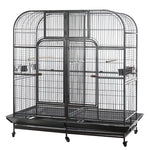 YES4PETS XXXL 185 cm Bird Cage Pet Parrot Aviary Perch Castor Wheel Removable Divider - Pet Care > Bird > Bird Cages &