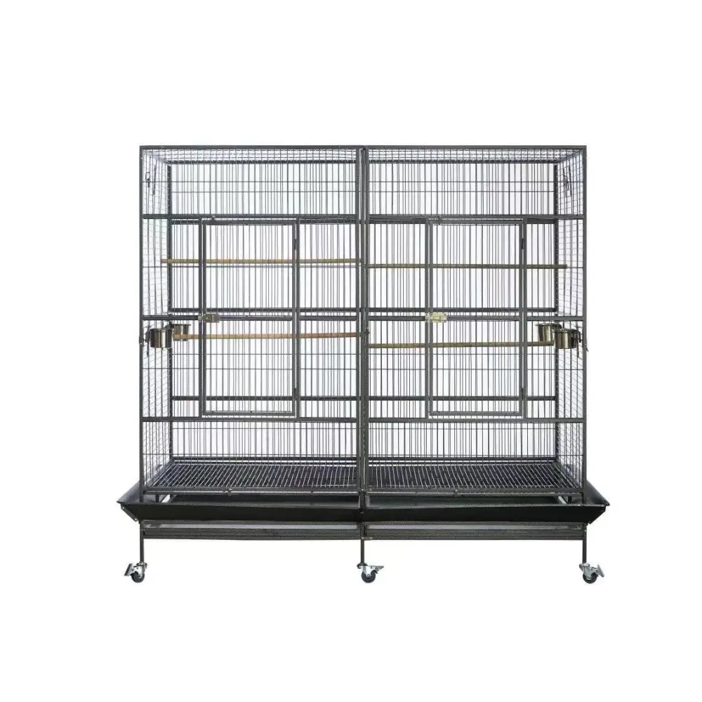 YES4PETS XXXL 195 cm Bird Cage Pet Parrot Aviary Perch Castor Wheel - Pet Care > Bird > Bird Cages & Stands