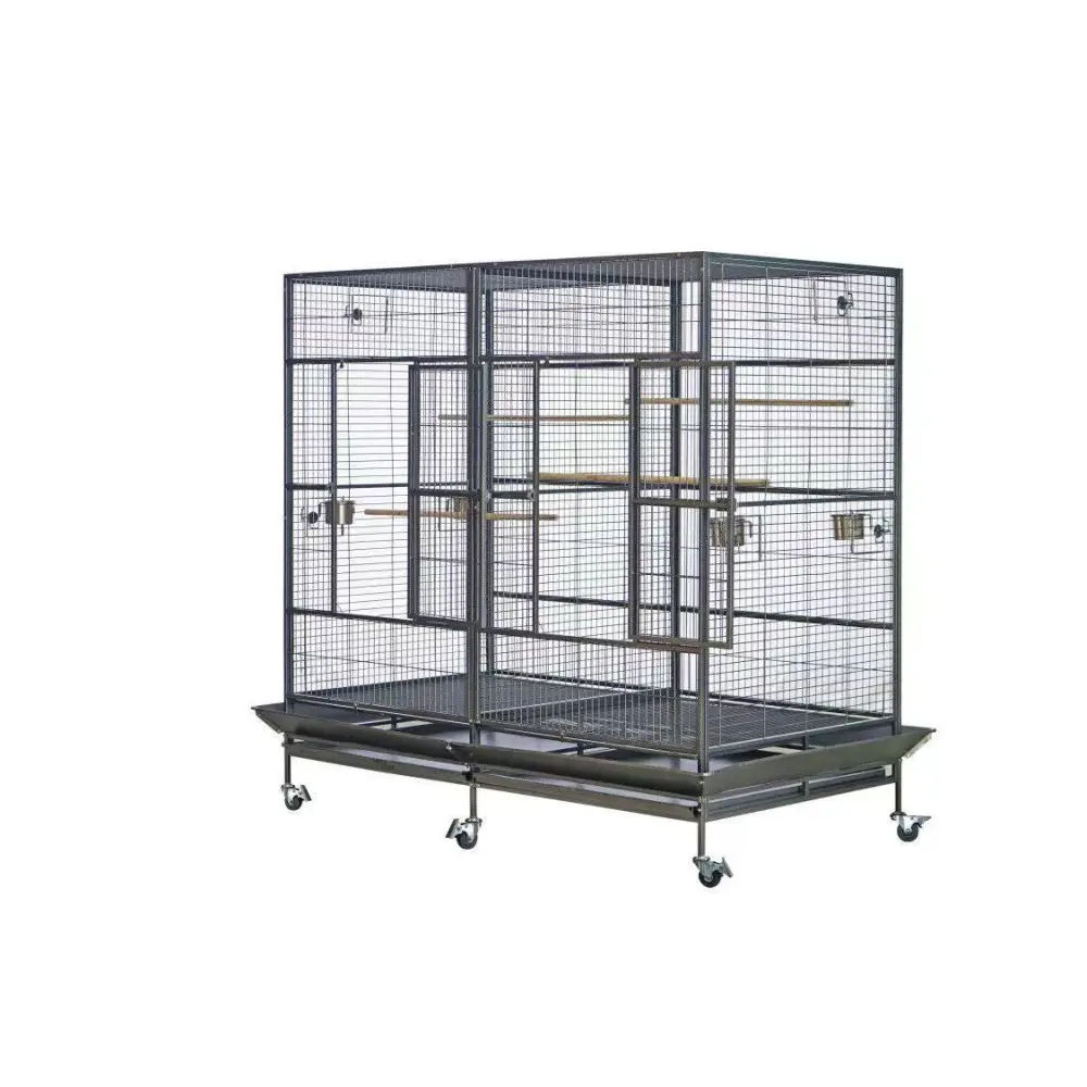 YES4PETS XXXL 195 cm Bird Cage Pet Parrot Aviary Perch Castor Wheel - Pet Care > Bird > Bird Cages & Stands
