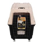 YES4PETS XXXL Plastic Pet Dog Carrier Transport Cat Cage With Wheels Tray & Bowl - Pet Care > Cat Supplies > Cat