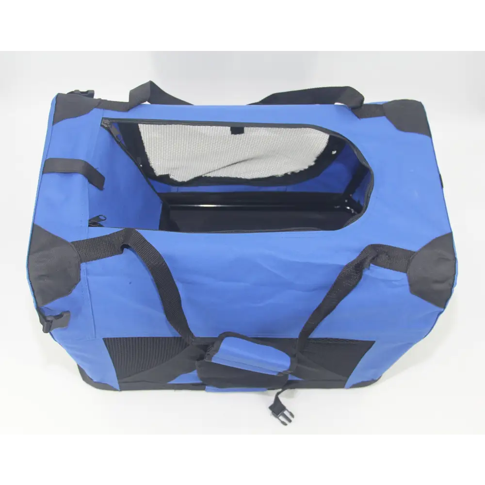 YES4PETS XXXL Portable Foldable Pet Dog Cat Puppy Soft Crate-Blue - Pet Care > Cat Supplies > Cat Carriers & Crates