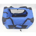 YES4PETS XXXL Portable Foldable Pet Dog Cat Puppy Soft Crate-Blue - Pet Care > Cat Supplies > Cat Carriers & Crates