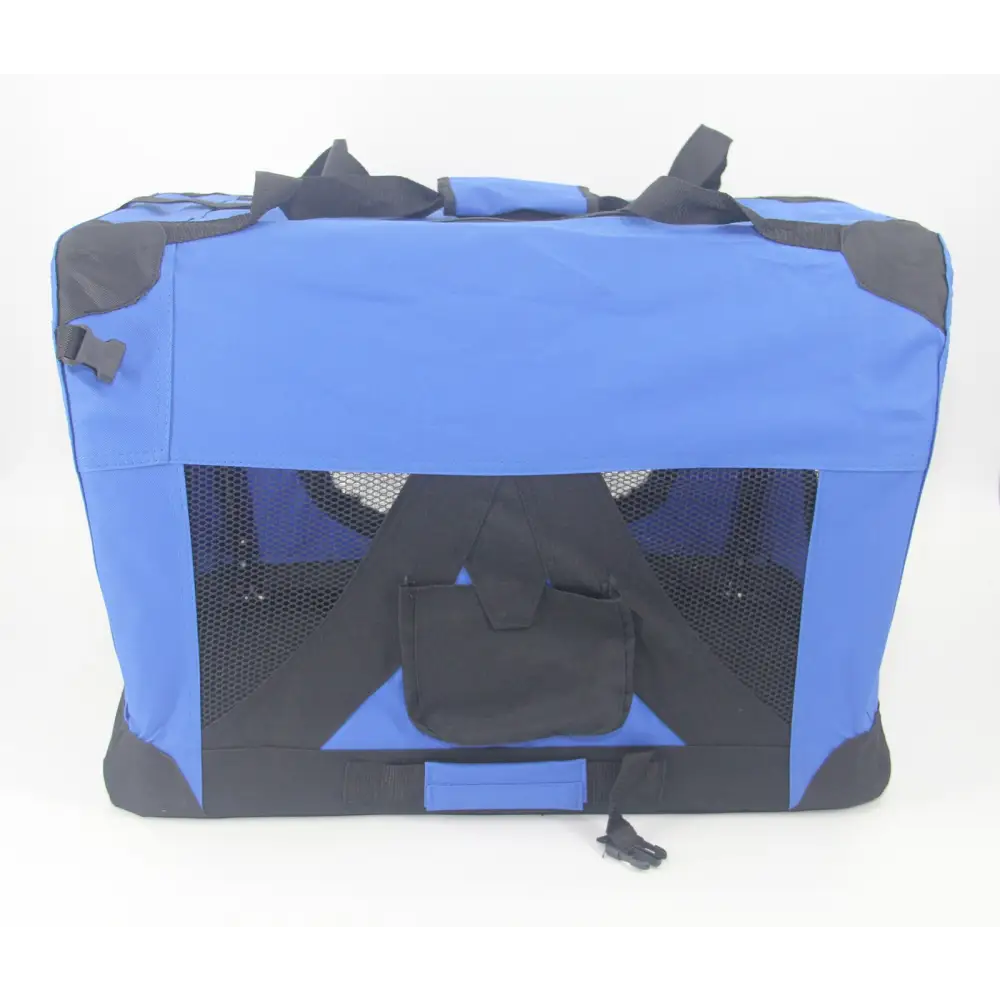 YES4PETS XXXL Portable Foldable Pet Dog Cat Puppy Soft Crate-Blue - Pet Care > Cat Supplies > Cat Carriers & Crates