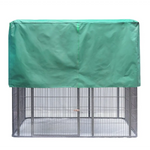 YES4PETS XXXXL Walk-in Bird Cat Dog Chicken Rabbit Cage Pet Parrot Aviary Perch 219x158x203cm With Green Cover - Pet