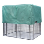 YES4PETS XXXXL Walk-in Bird Cat Dog Chicken Rabbit Cage Pet Parrot Aviary Perch 219x158x203cm With Green Cover - Pet