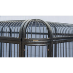 YES4PETS XXXXL Walk-in Bird Cat Dog Chicken Rabbit Cage Pet Parrot Aviary Perch 219x158x203cm With Green Cover - Pet