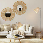Yvette Rattan Table Lamp - Home & Garden > Lighting
