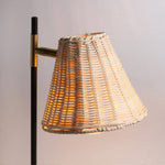 Yvette Rattan Table Lamp - Home & Garden > Lighting