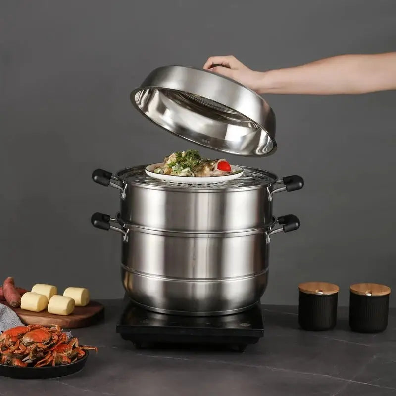 Zhang Xiao Quan 28cm 3-Tier Steamer - Home & Garden > Kitchenware