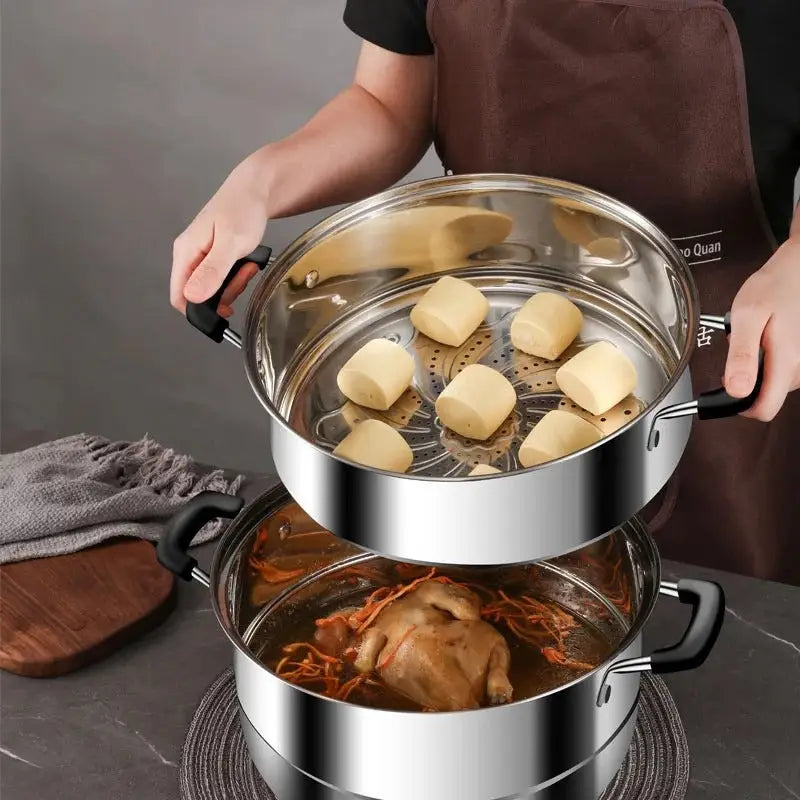 Zhang Xiao Quan 28cm 3-Tier Steamer - Home & Garden > Kitchenware